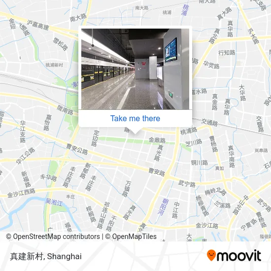 真建新村 map