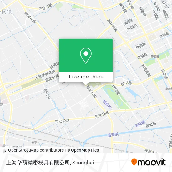 上海华荫精密模具有限公司 map