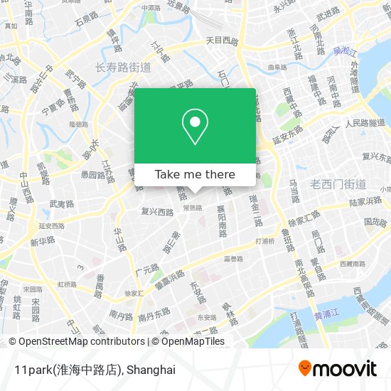 11park(淮海中路店) map