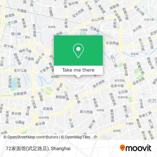 72家面馆(武定路店) map