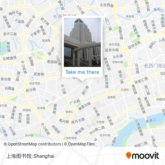上海图书馆 map