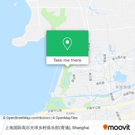 上海国际高尔夫球乡村俱乐部(青浦) map