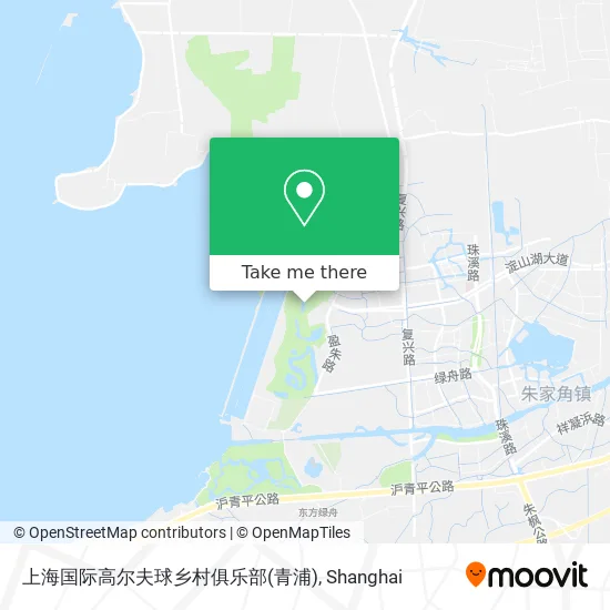 上海国际高尔夫球乡村俱乐部(青浦) map