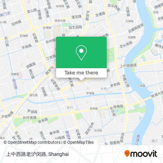 上中西路老沪闵路 map