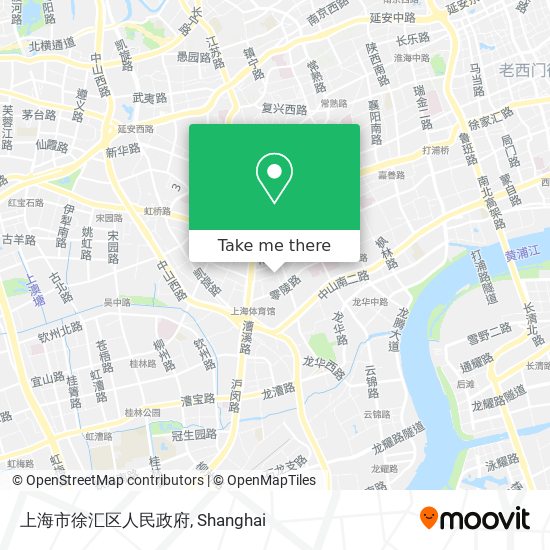 上海市徐汇区人民政府 map