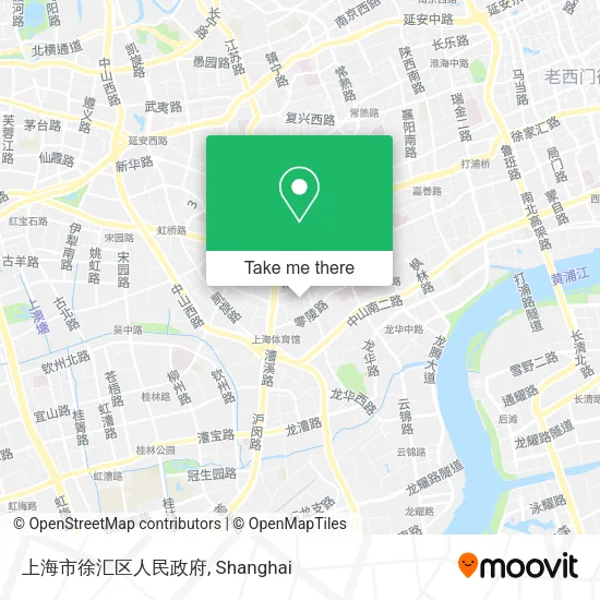 上海市徐汇区人民政府 map