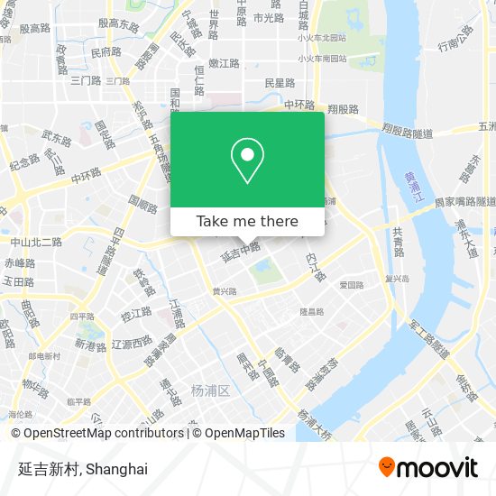 延吉新村 map