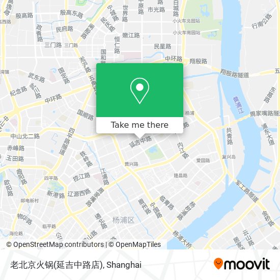 老北京火锅(延吉中路店) map