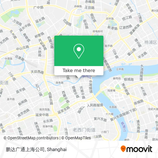 鹏达广通上海公司 map