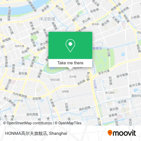 HONMA高尔夫旗舰店 map