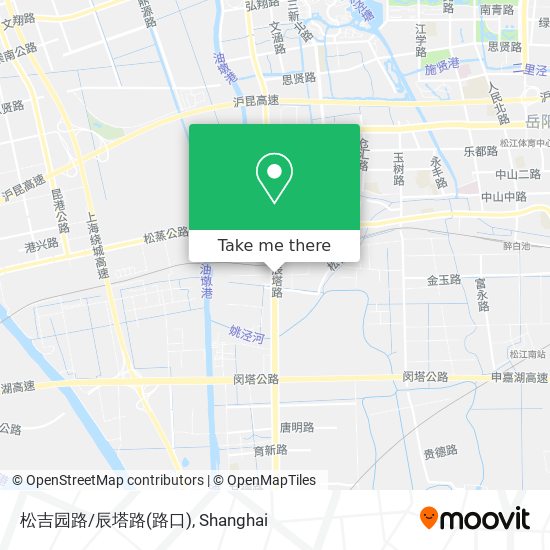 松吉园路/辰塔路(路口) map