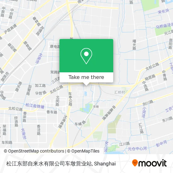 松江东部自来水有限公司车墩营业站 map