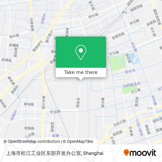 上海市松江工业区东部开发办公室 map