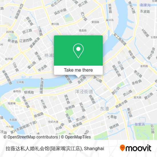 拉薇达私人婚礼会馆(陆家嘴滨江店) map