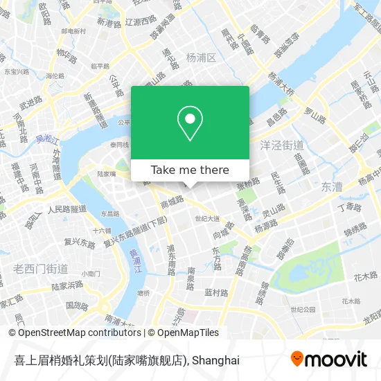 喜上眉梢婚礼策划(陆家嘴旗舰店) map