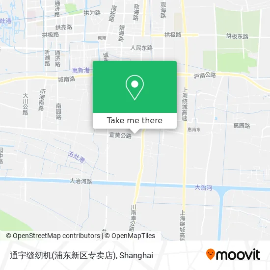 通宇缝纫机(浦东新区专卖店) map