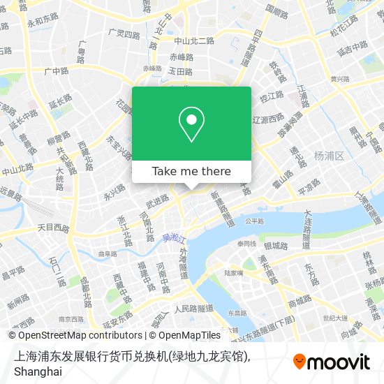上海浦东发展银行货币兑换机(绿地九龙宾馆) map