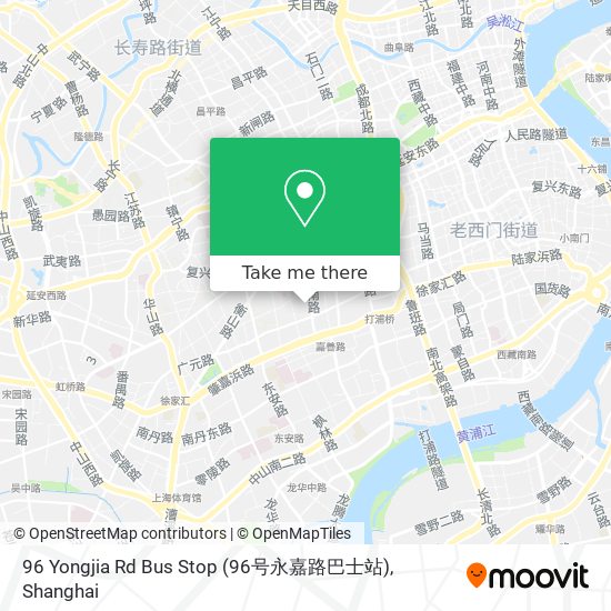 96 Yongjia Rd Bus Stop (96号永嘉路巴士站) map