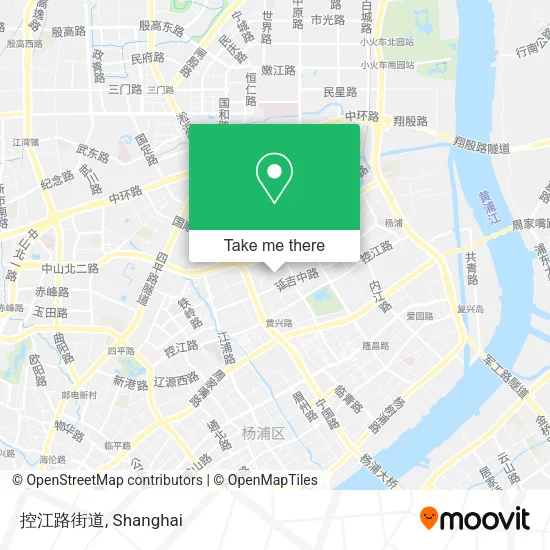 控江路街道 map