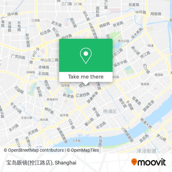 宝岛眼镜(控江路店) map
