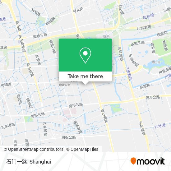 石门一路 map