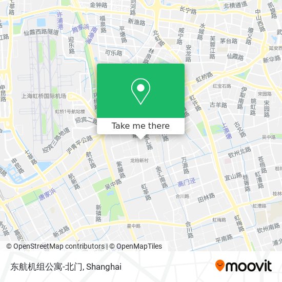 东航机组公寓-北门 map