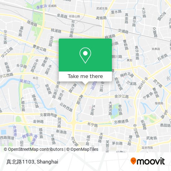 真北路1103 map