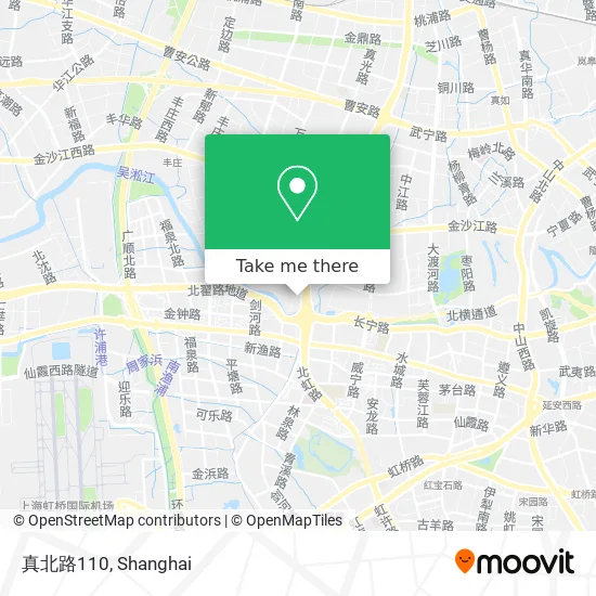 真北路110 map