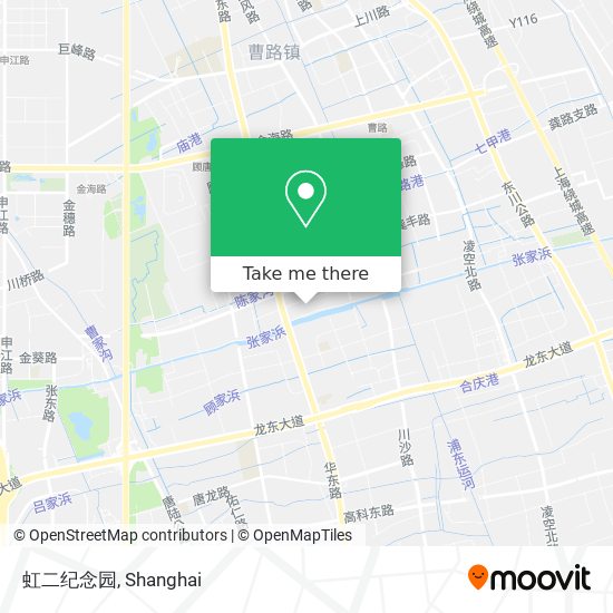 虹二纪念园 map