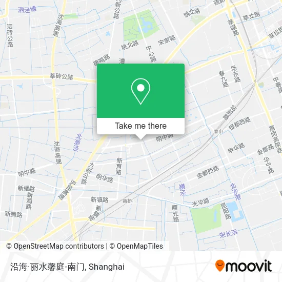 沿海·丽水馨庭-南门 map