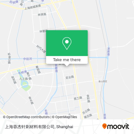 上海蓉杰针刺材料有限公司 map