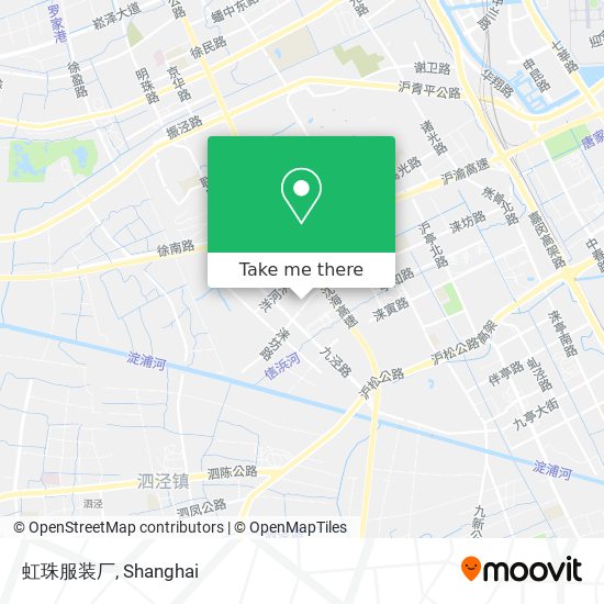 虹珠服装厂 map