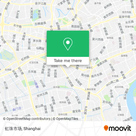 虹珠市场 map
