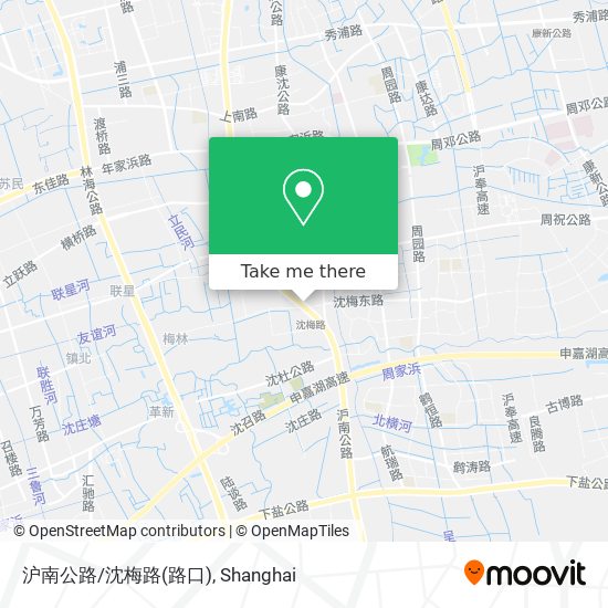 沪南公路/沈梅路(路口) map