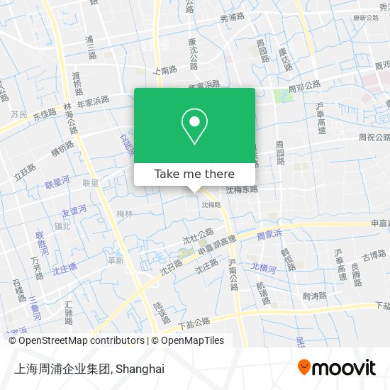 上海周浦企业集团 map