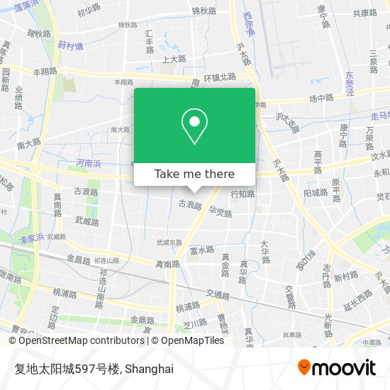 复地太阳城597号楼 map