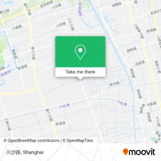 川沙路 map
