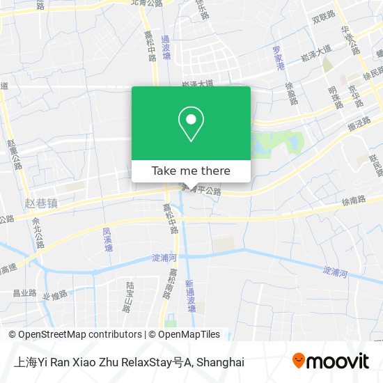 上海Yi Ran Xiao Zhu RelaxStay号A map