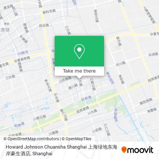 Howard Johnson Chuansha Shanghai 上海绿地东海岸豪生酒店 map