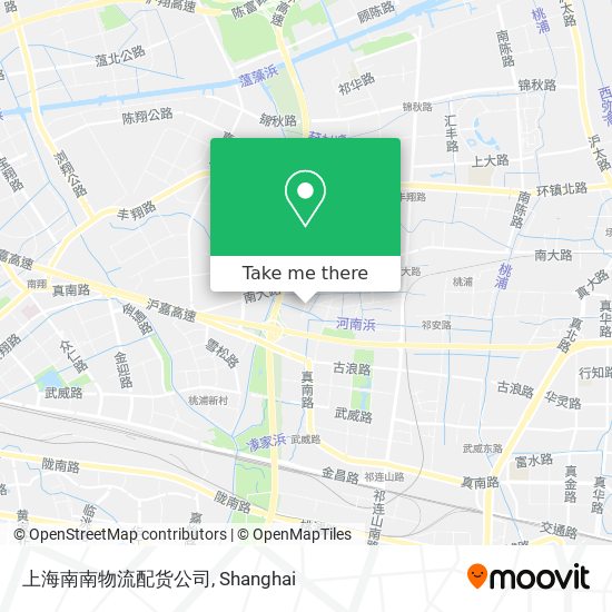 上海南南物流配货公司 map
