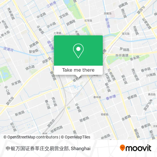 申银万国证券莘庄交易营业部 map