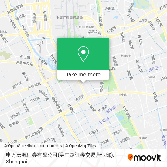 申万宏源证券有限公司(吴中路证券交易营业部) map