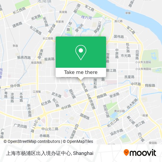 上海市杨浦区出入境办证中心 map