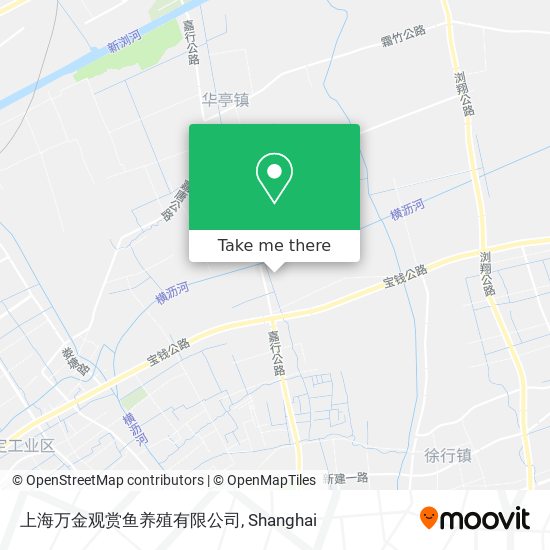 上海万金观赏鱼养殖有限公司 map