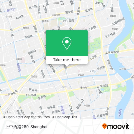 上中西路280 map