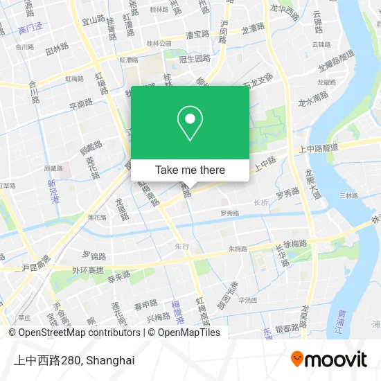 上中西路280 map