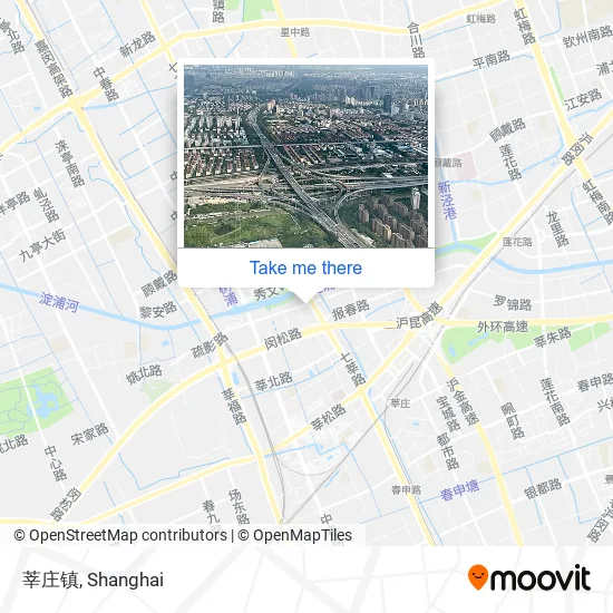 莘庄镇 map