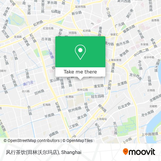 风行茶饮(田林沃尔玛店) map