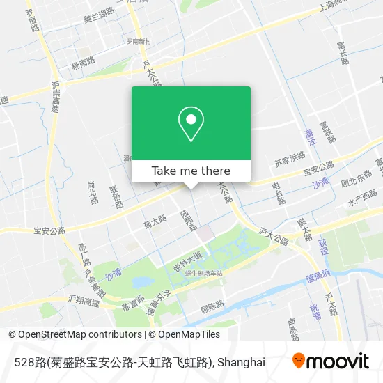 528路(菊盛路宝安公路-天虹路飞虹路) map