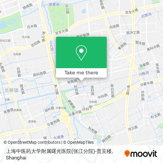上海中医药大学附属曙光医院(张江分院)-贵宾楼 map